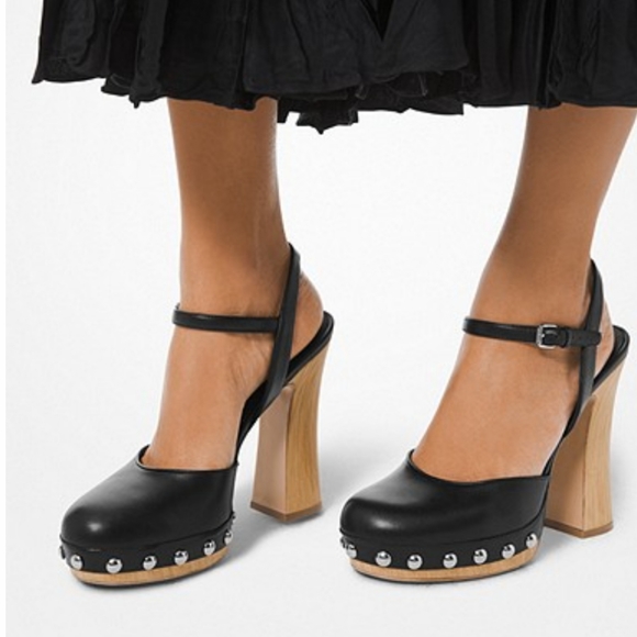 Gail Calf leather Mary Jane clogs MKC Michael kors - Picture 5 of 16